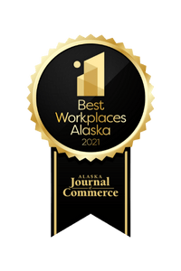 Alaska Journal of Commerce Badge Best Workplace 2021